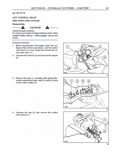 New Holland T4020, T4030, T4040 Tractor Service Manual