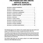 New Holland H8040 Self-Propelled Windrowers Service Manual