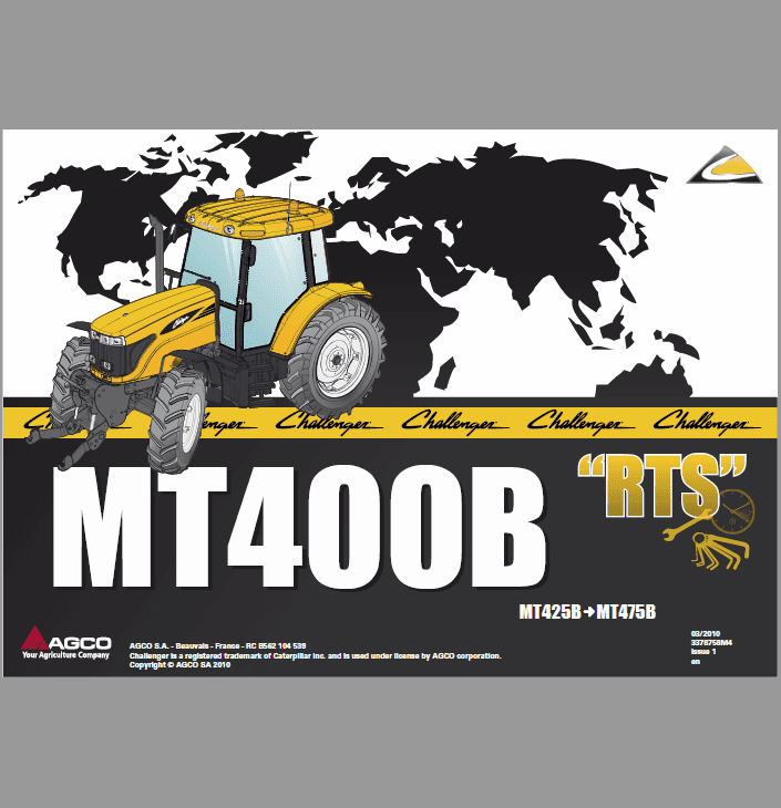 Challenger MT465B, MT475B Tractor Manual