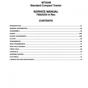 Challenger MT225B Tractor Service Manual