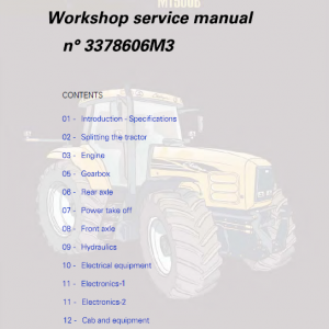 Challenger MT565B, MT575B, MT585B, MT595B Tractor Workshop Manual