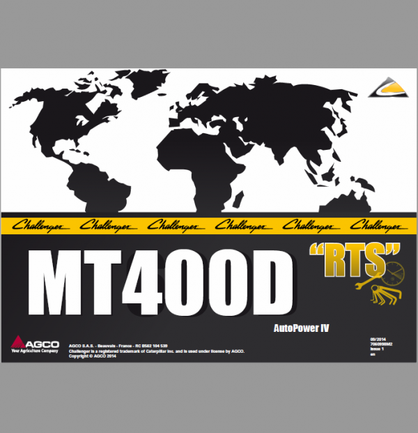 Challenger MT455D, MT465D, MT475D Tractor Manual