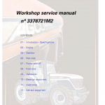 AGCO DT180A, DT200A, DT220A, DT240A Tractor Workshop Manual