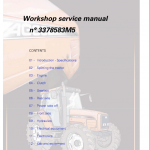 AGCO LT75, LT85, LT90, LT95 Tractor Workshop Repair Manual