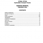 AGCO ST28A, ST33A Tractor Service Manual