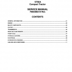 AGCO ST60A Tractor Service Manual
