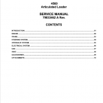 Willmar 4560 Wrangler Loader Service Manual