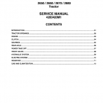Massey Ferguson 2650, 2660, 2670, 2680 Tractor Service Manual