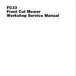 Massey Ferguson FC33 Front Mower Service Manual