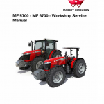 Massey Ferguson 6711, 6712, 6713 Tractor Service Manual