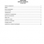 Massey Ferguson 1205, 1215, 1225 Tractor Service Manual