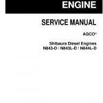 Shibaura Diesel Engines N843-D, N843L-D, N844L-D Manual
