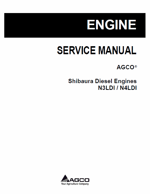 Shibaura Diesel Engines N3LDI and N4LDI Manuals