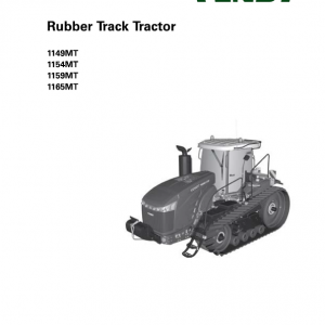 Fendt 1149MT, 1154MT, 1159MT, 1165MT Tractor Service Manual