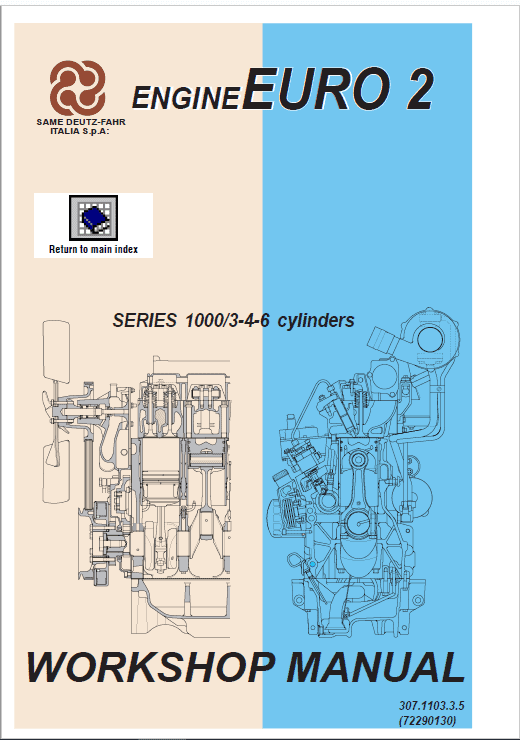 DEUTZ Engine Euro 2 Series 1000 Workshop Service Manual
