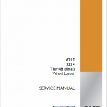 Case 621F, 721F, 721F Tier 4 Wheel Loader Service Manual