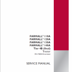 Case IH Farmall 110A Part Number # 47377791 125A 140A Tractor Workshop Repair Service Manual 120A 