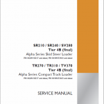 Case TR270, TR310, TV370 Track Loader Service Manual