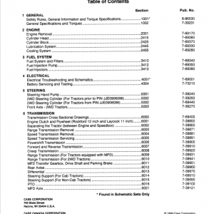 Case 3210, 3220, 3230 Tractor Service Manual