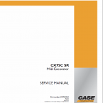 Case CX75C SR Midi Excavator Service Manual