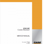 Case CX210C Crawler Excavator Service Manual