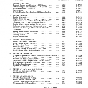 Case 310G, 350 Crawler Dozer Service Manual