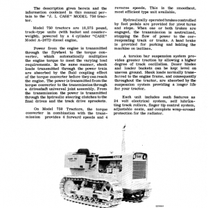 Case 750 Crawler Dozer Service Manual