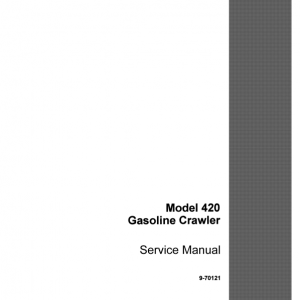 Case Terratrac 420 Crawler Dozer Service Manual