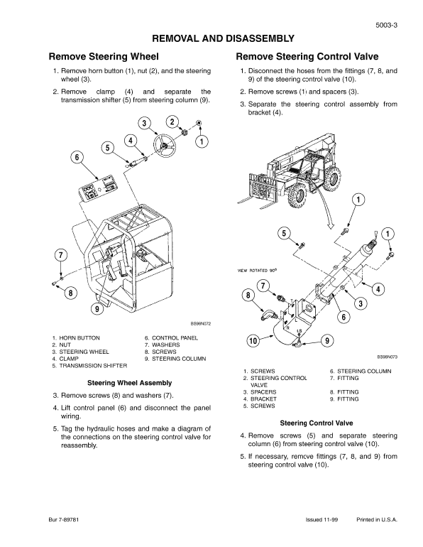 CASE 686G & 686GXR/Series 2 688G Telescopic Handler Parts Catalog Manual  7-4331 