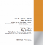 Case TR270, TR310 Track Loader Service Manual