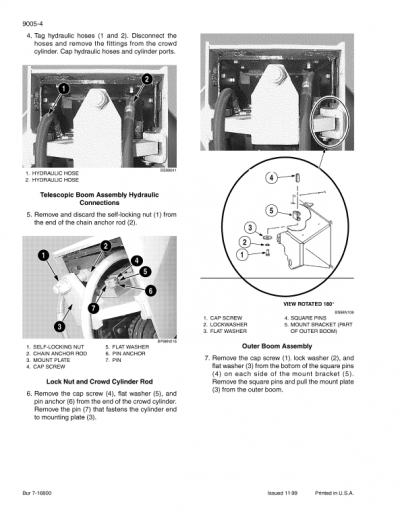 Case 686G, 686GXR, 688G Series 2 Telescopic Handler Service Manual