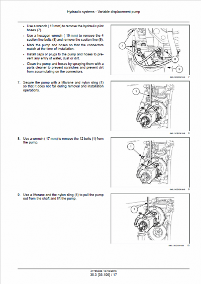 Case CX300C Excavator Service Manual