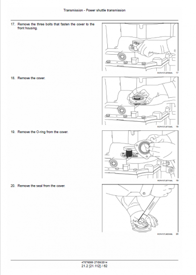 Case 570T Backhoe Loader Service Manual