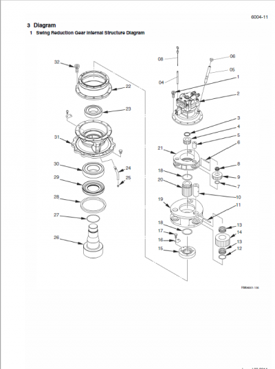 Case CX210B, CX230B, CX240B Crawler Excavator Service Manual