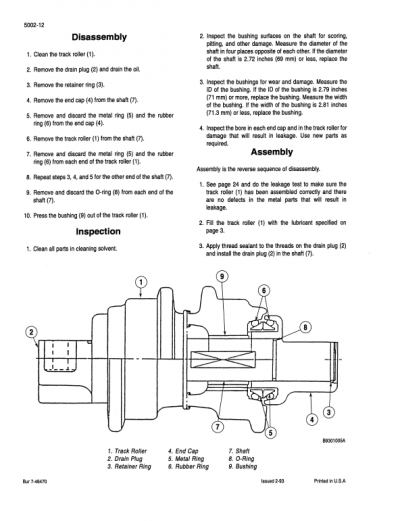 Case 9040 Excavator Service Manual