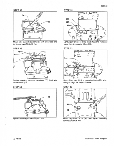 Case 888 Excavator Service Manual