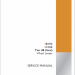 Case 1021G, 1121G Wheel Loader Service Manual