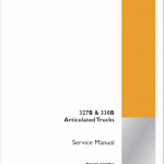 Case 327B, 330B Articulated Trucks Service Manual
