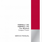 Case Farmall 30C, 35C, 40C Tractor Service Manual