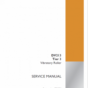 Case DV213 Vibratory Roller Service Manual