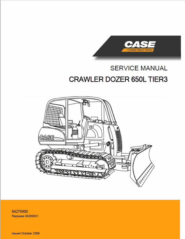 Case 650L Crawler Dozer Service Manual