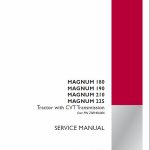 Case 180, 190, 200, 210, 225, 220, 240 Magnum Tractor Service Manual