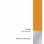 Case CX26C Mini Excavator Service Manual