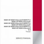 Case 110, 120, 130 Maxxum CVT Tractor Service Manual