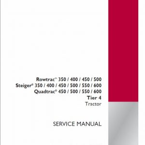 Case 350, 400, 450, 600 Steiger Tractor Service Manual