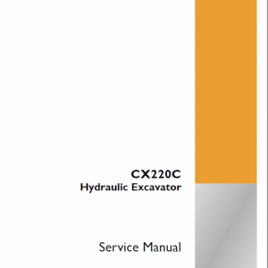 Case CX220C Crawler Excavator Service Manual
