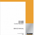 Case CX180D Crawler Excavator Service Manual