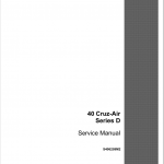 Drott Case 40 Cruz Air Excavator Series D Service Manual