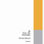 Drott Case 45 Cruz Air Excavator Service Manual