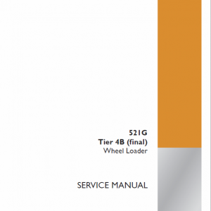 Case 521G Loader Service Manual
